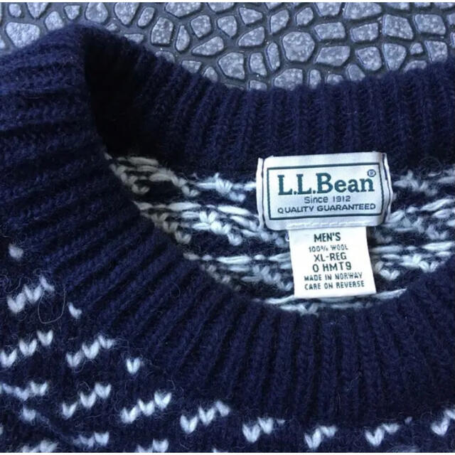 COMOLI(コモリ)のL.L.Bean 90s Birds eye knit エルエルビーン　XL メンズのトップス(ニット/セーター)の商品写真