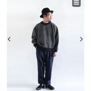 コモリ(COMOLI)のL.L.Bean 90s Birds eye knit エルエルビーン　XL(ニット/セーター)