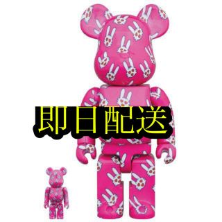 メディコムトイ(MEDICOM TOY)のBE@RBRICK ヒトハタウサギ 100％ ＆ 400％(キャラクターグッズ)