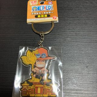 ONE PIECE エース　京都　鳳凰像　キーホルダー(キャラクターグッズ)