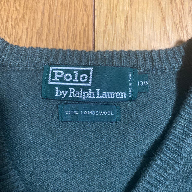 Ralph Lauren(ラルフローレン)のラルフローレンの130センチ👕ラムウールセーターです。 キッズ/ベビー/マタニティのキッズ服男の子用(90cm~)(ニット)の商品写真