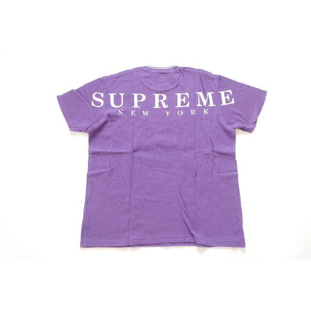 X)Supreme Stripe Rib Waffle Topワッフル半袖シャツ 品多く 13720円 ...