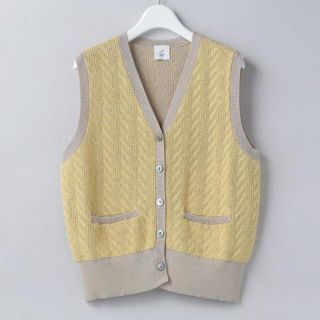 ビューティアンドユースユナイテッドアローズ(BEAUTY&YOUTH UNITED ARROWS)の6(roku) CABLE KNIT VEST(ベスト/ジレ)