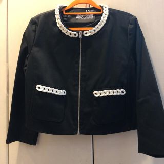 モスキーノ(MOSCHINO)のモスキーノ試着のみジャケット　アドーア 、エポカお好きな方にも(ノーカラージャケット)