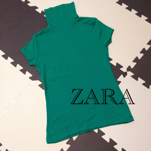 ZARA(ザラ)のZARA コットンタートルネック♡ レディースのトップス(Tシャツ(半袖/袖なし))の商品写真