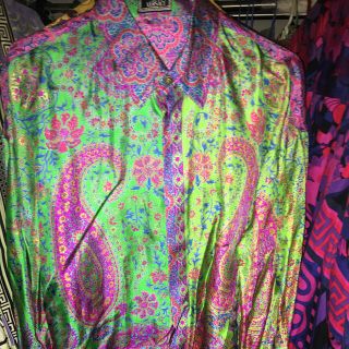 国内外の人気が集結 希少 GIANNI VERSACE SS95 シルク シャツ ...