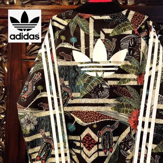 アディダス(adidas)のアディダス エスニック 花柄 ジャージ ジャケット SML ATP ブルゾン (ブルゾン)