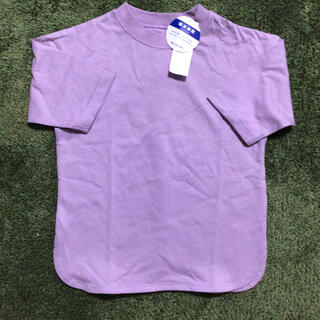 グローバルワーク(GLOBAL WORK)のグローバルワーク　吸収速乾Tシャツ　紫　サイズ100(Tシャツ/カットソー)