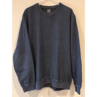 ザラ(ZARA)のZARA スウェット　作り大きめ　後染ネイビー　やや薄手(スウェット)