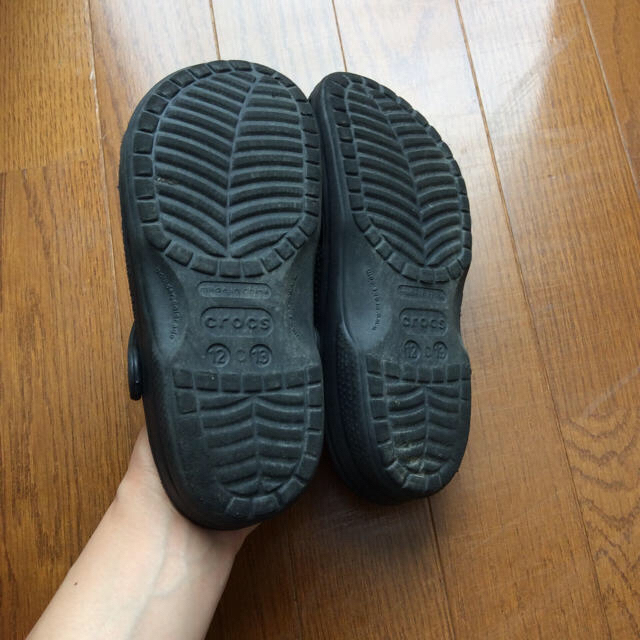 crocs(クロックス)のクロックス 12c13 キッズ/ベビー/マタニティのキッズ靴/シューズ(15cm~)(サンダル)の商品写真