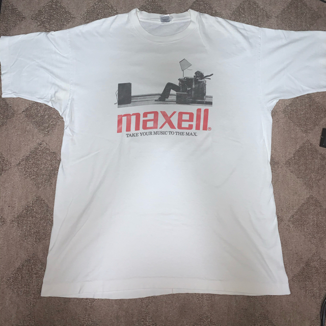 travis scott着用 maxell vintage Tシャツ