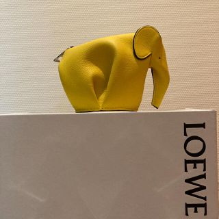 ロエベ(LOEWE)のロエベ LOEWE ELEPHANT エレファント　コインケース　黄色　イエロー(コインケース)