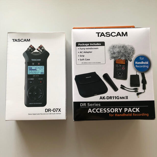 TASCAM DR-07X（アクセサリーパック付き）