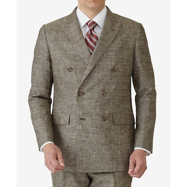 新品 BROOKS BROTHERS ブルックスブラザーズ 絹・麻・綿混スーツ 新品 BROOKS BROTHERS ブルックスブラザーズ 絹・麻・綿混スーツ
