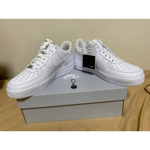 靴/シューズNIKE AF1 LOW White 07 28センチ