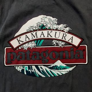 パタゴニア(patagonia)の鎌倉patagonia　半袖Tシャツ　メンズS 　グレー(Tシャツ/カットソー(半袖/袖なし))