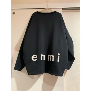 エミアトリエ(emmi atelier)の専用emmi atelier ダンボールニットトップス　ブラック(トレーナー/スウェット)