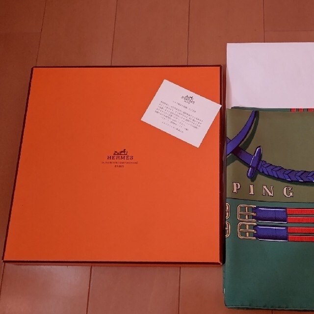 エルメス HERMES 大判 スカーフ カレ JUMPING　乗馬ハンドメイド