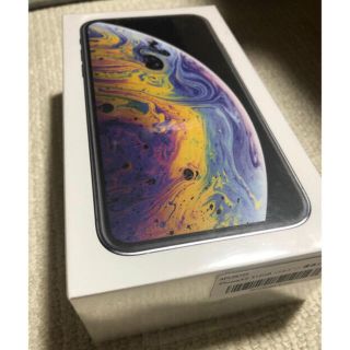 アップル(Apple)のiPhoneXS 512GB シルバー　SIMロック解除済み(スマートフォン本体)