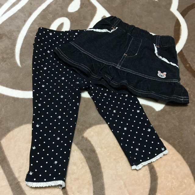 3can4on(サンカンシオン)の☆スカートスパッツズボンセット90㎝☆ キッズ/ベビー/マタニティのキッズ服女の子用(90cm~)(スカート)の商品写真