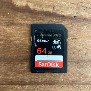 サンディスク(SanDisk)のSandisk extreme PRO SDXC 64GB(PC周辺機器)