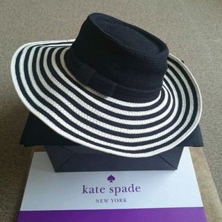 ケイトスペードニューヨーク(kate spade new york)のKate spade♥レディおリボン帽子(ハット)