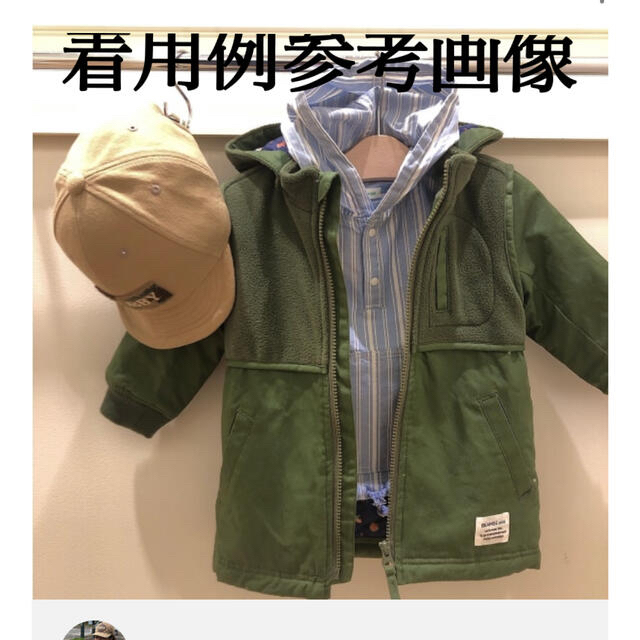 ビームス　シャツパーカー　100 キッズ/ベビー/マタニティのキッズ服男の子用(90cm~)(ジャケット/上着)の商品写真