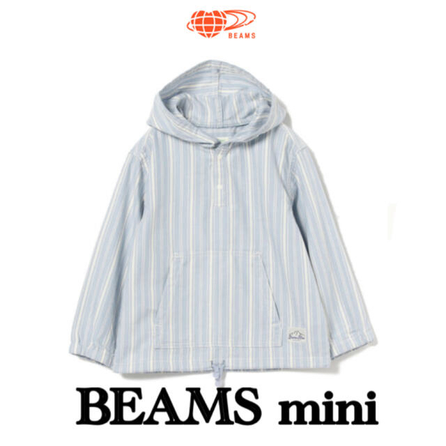 ビームス　シャツパーカー　100 キッズ/ベビー/マタニティのキッズ服男の子用(90cm~)(ジャケット/上着)の商品写真