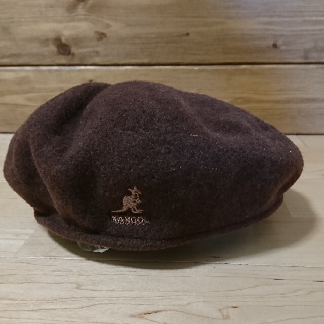 KANGOL(カンゴール)のKANGOL ウール504 ハンチング 茶色 ブラウン メンズの帽子(ハンチング/ベレー帽)の商品写真