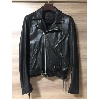 クロムハーツ(Chrome Hearts)のクロムハーツ JJ DEAN コムデギャルソン別注 DSM インボイス原本付属(ライダースジャケット)