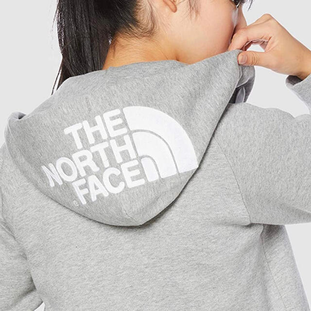 【新品】THE NORTH FACE ノースフェイス ロゴ パーカー グレー M