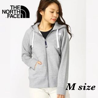 North Face グレー パーカー M