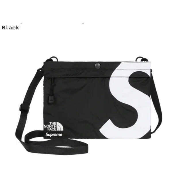 Supreme TNF S Logo Shoulder Bag Black-