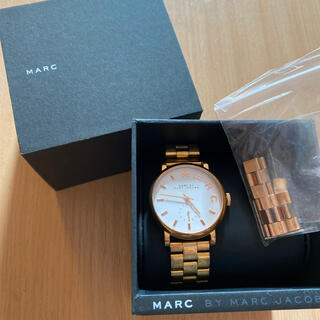 マークバイマークジェイコブス(MARC BY MARC JACOBS)のMARC BY MARC JACOBS ゴールド時計　(腕時計)
