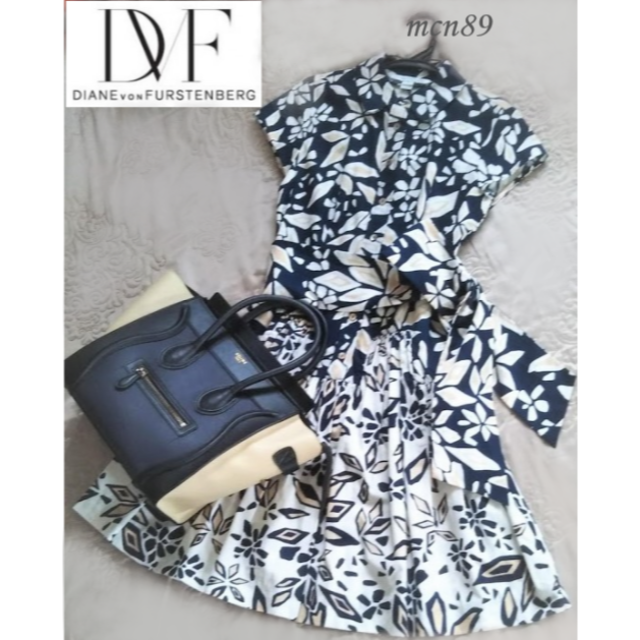 DIANE von FURSTENBERG(ダイアンフォンファステンバーグ)の【新品・未使用】DVF　Scarlet　シャツドレス　0 レディースのワンピース(ひざ丈ワンピース)の商品写真