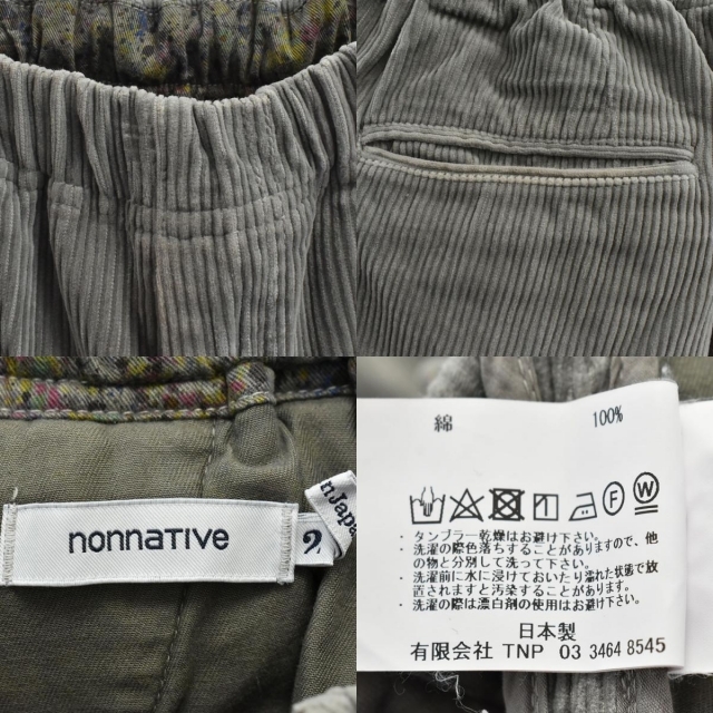 nonnative(ノンネイティブ)のnonnative ノンネイティブ パンツ メンズのパンツ(ワークパンツ/カーゴパンツ)の商品写真