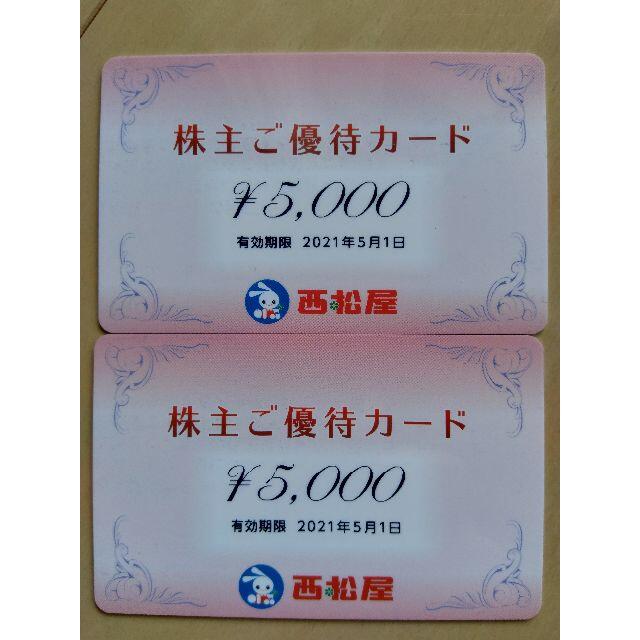 西松屋株主優待カード7000円