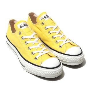 コンバース(CONVERSE)の19SS 新品 コンバース オールスター 日本製 26.5cm 黄色 イエロー(スニーカー)