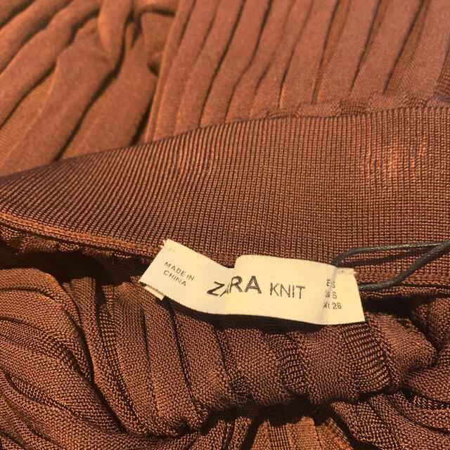 ZARA(ザラ)の【新品未使用】ZARA  ニットスカート レディースのスカート(ロングスカート)の商品写真