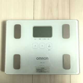 オムロン(OMRON)のオムロン 体重体組成計 HBF-212 カラダスキャン ブルー(体重計/体脂肪計)