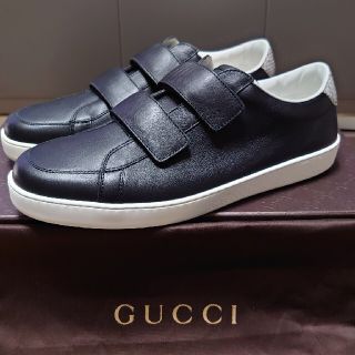 グッチ(Gucci)の新品！処分価格！GUCCI シンプル ベルクロスニーカー 26.5cm(スニーカー)