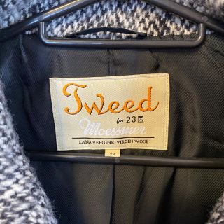 23区 - ２３区 Moessmer NEPYARN TWEED ダブルブレスト コートの通販