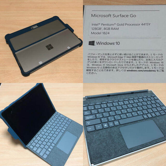 ブランド Microsoft Surface Go 128 GB 8GB WiFi タイプカバー付の通販