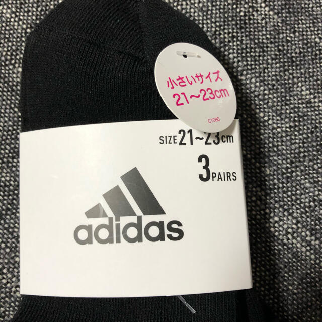 adidas(アディダス)のadidasソックス3足✖︎2 レディースのレッグウェア(ソックス)の商品写真