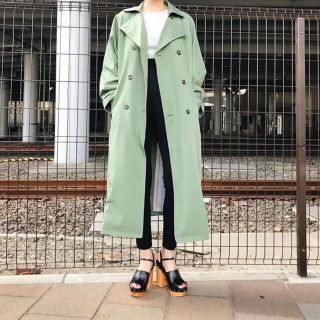 スライ(SLY)の※ぽん 様専用 OVER TRENCH LONG COAT(トレンチコート)