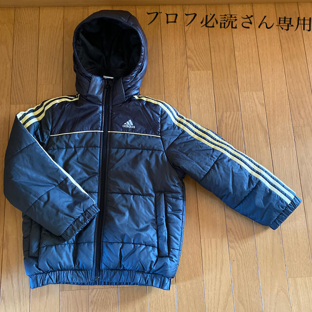 adidas(アディダス)のadidas 中綿ジャンパー　130 キッズ/ベビー/マタニティのキッズ服男の子用(90cm~)(ジャケット/上着)の商品写真