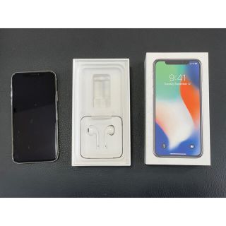 アイフォーン(iPhone)のiphonex 本体 256GB シルバー　simフリー(スマートフォン本体)