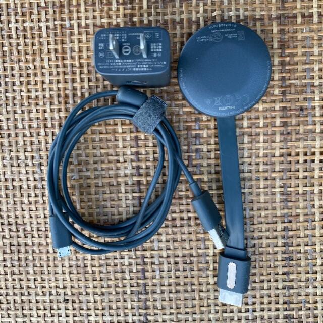 CHROME(クローム)のUsed Google chromecast HDMI CABLE Black  スマホ/家電/カメラのテレビ/映像機器(その他)の商品写真