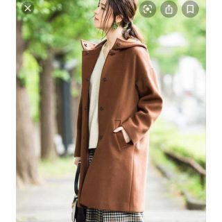 アダムエロぺ ロングコート(レディース)(ブラウン/茶色系)の通販 35