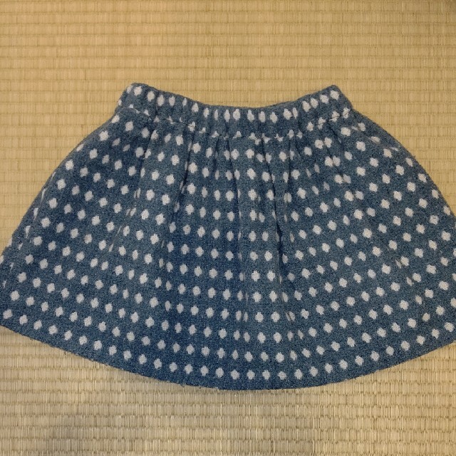 ハンドメイド☆ウールスカート キッズ/ベビー/マタニティのキッズ服女の子用(90cm~)(スカート)の商品写真